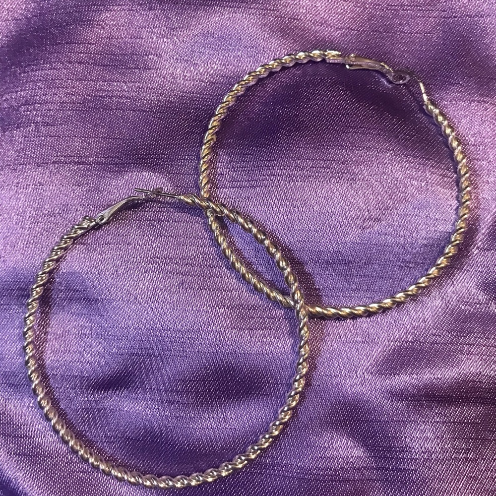 Silver Hoop Earrings